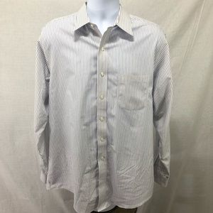 Brooks Brothers Striped Button Down Large